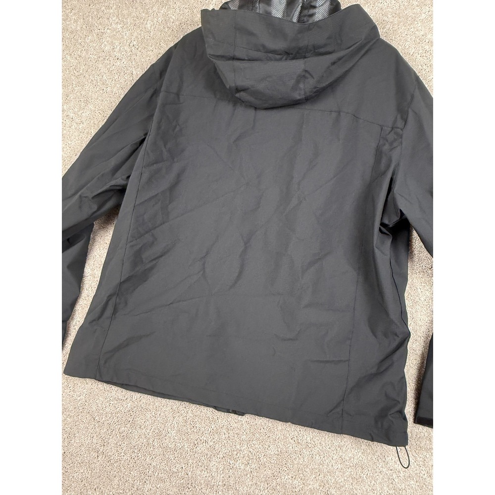 OTU Sports Mens Black Waterproof Breathable Hooded Jacket XL - Picture 10 of 11